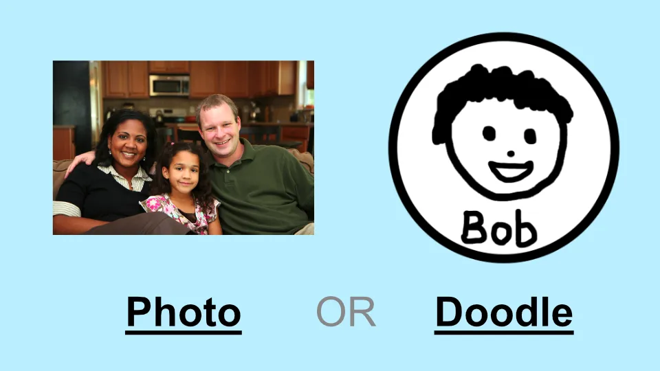 Photo and Doodle Image